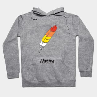 Native American Eagle Feather Hoodie
